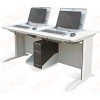 摩登腳液晶屏翻轉(zhuǎn)機箱雙人電腦桌CRG-X006A2