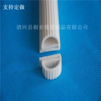 白色硅膠E型密實(shí)耐磨損密封條