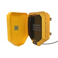工業(yè)防水模擬電話機，水電站大壩IP網(wǎng)絡(luò)防水防潮電話機