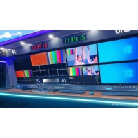 GPS北斗衛(wèi)星自動導(dǎo)播時鐘正計(jì)時/倒2U計(jì)時器演播廳